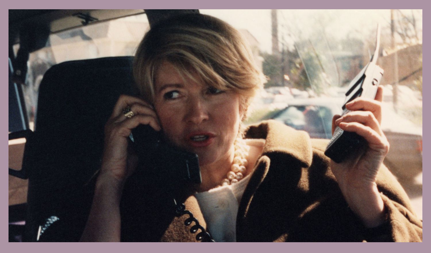 Martha in a car 
