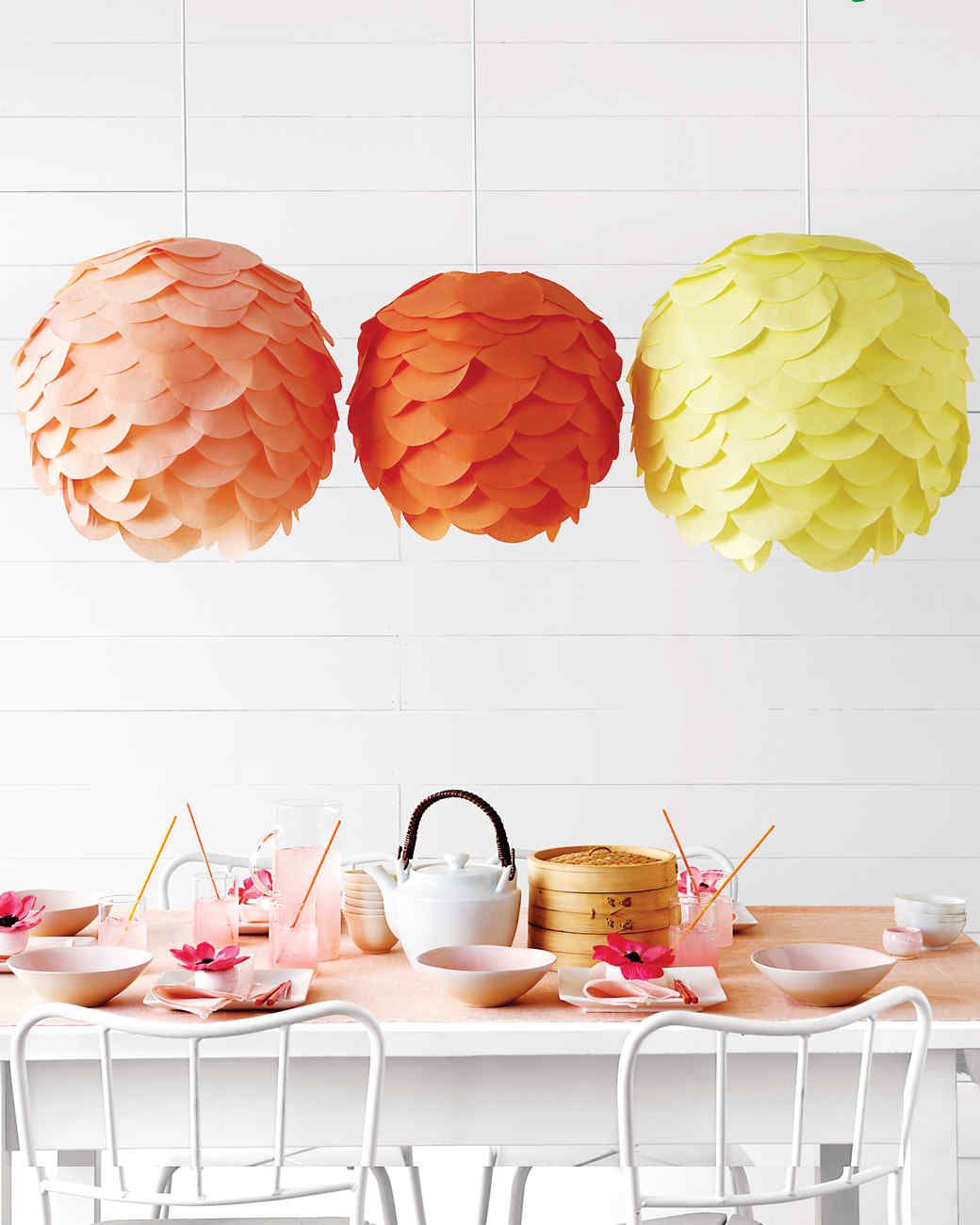 scalloped party lanterns
