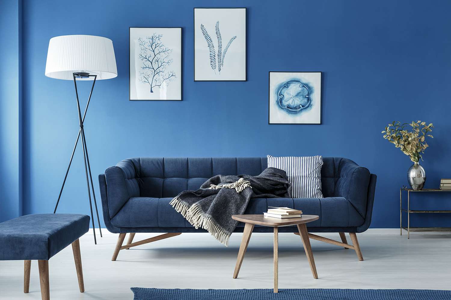 Blue Living Room 