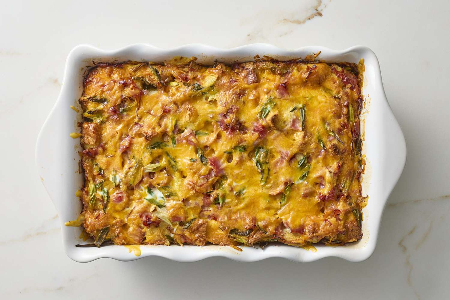 Ham and Cheese Strata