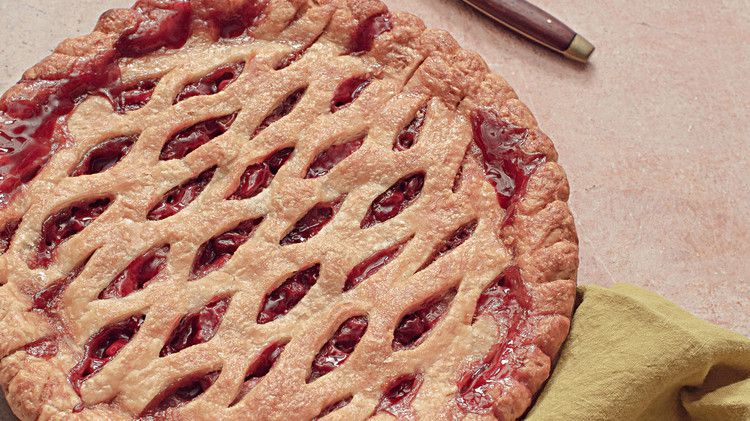 pear sour cherry pie