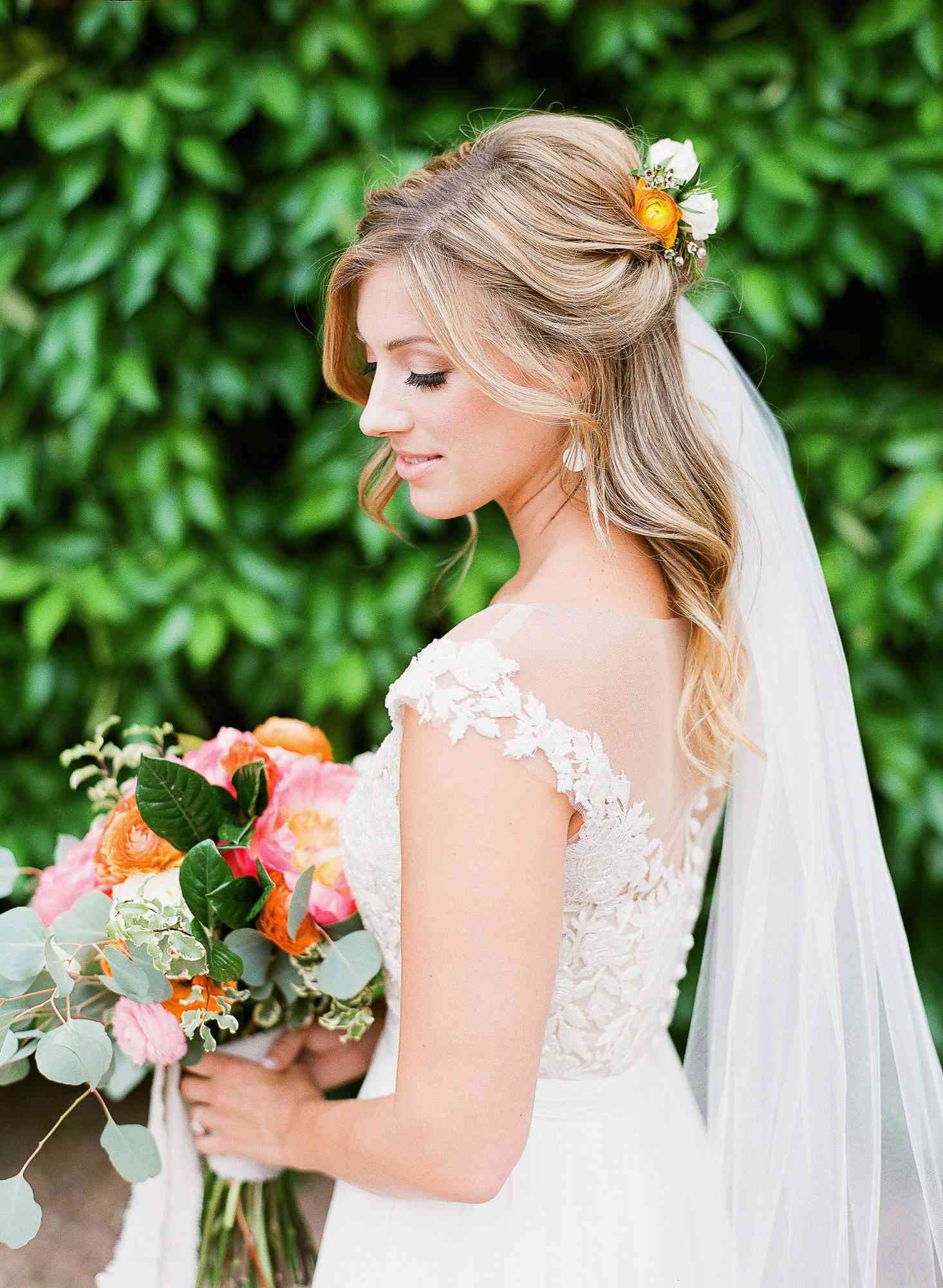 aubrey austin wedding bride hair