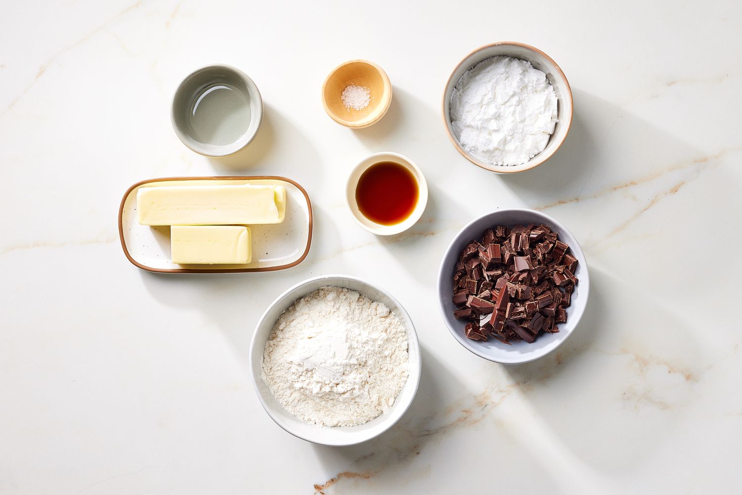 Chocolate Thumbprints Ingredients