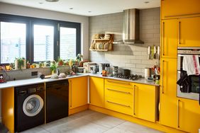 yelllow kitchen