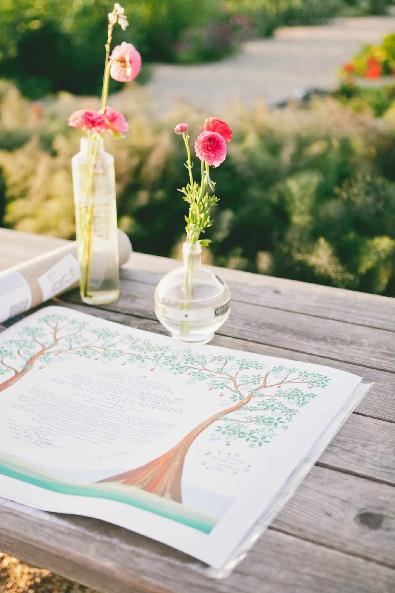 unity ceremony book flowers