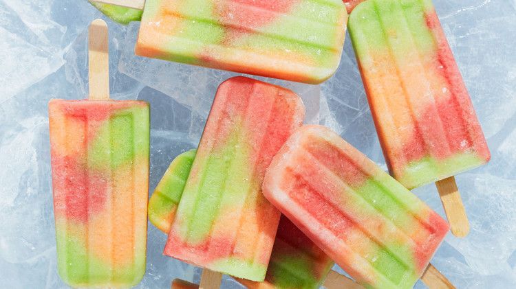 melon milk pops