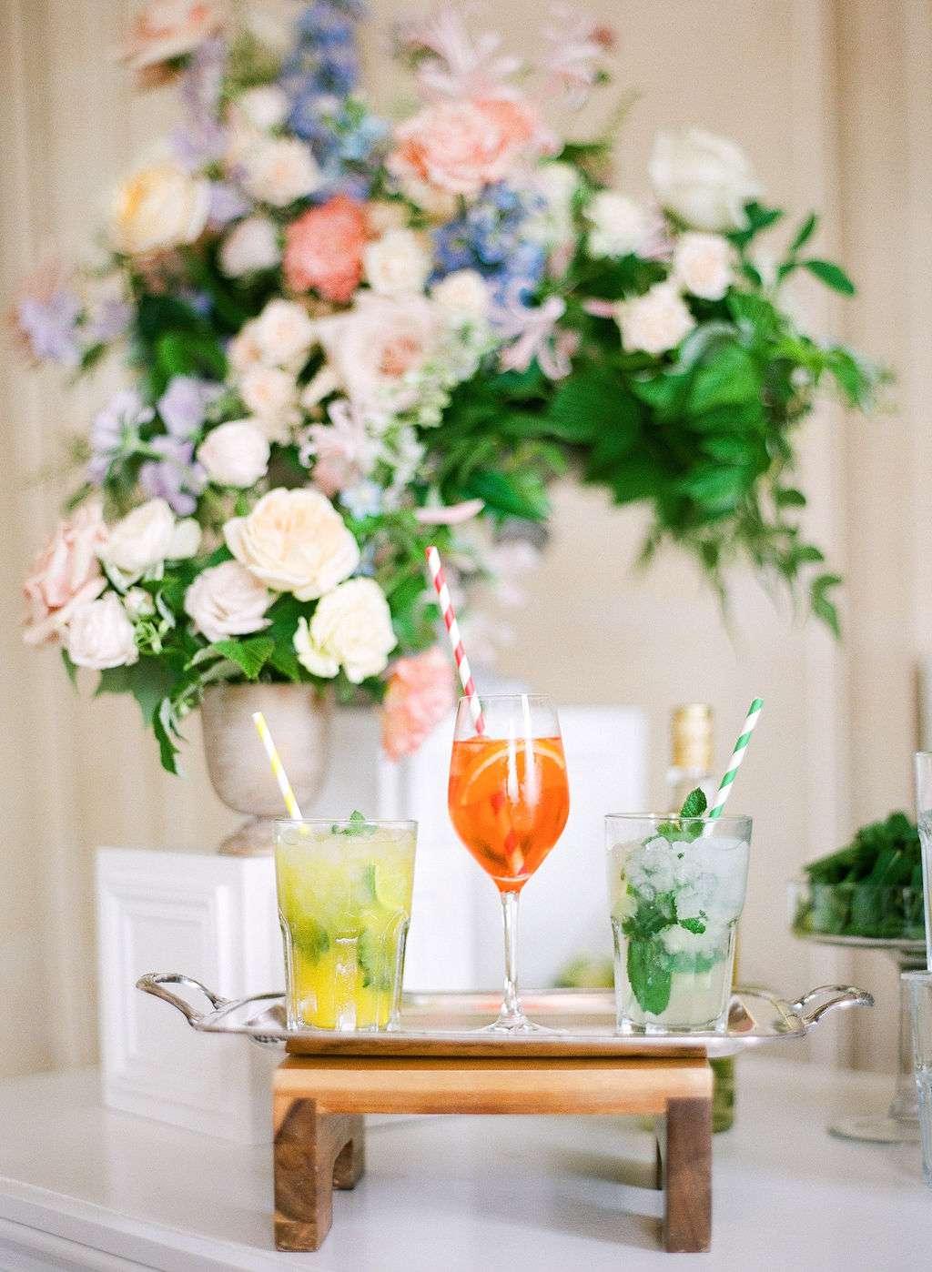 mango mojito and aperol spritz