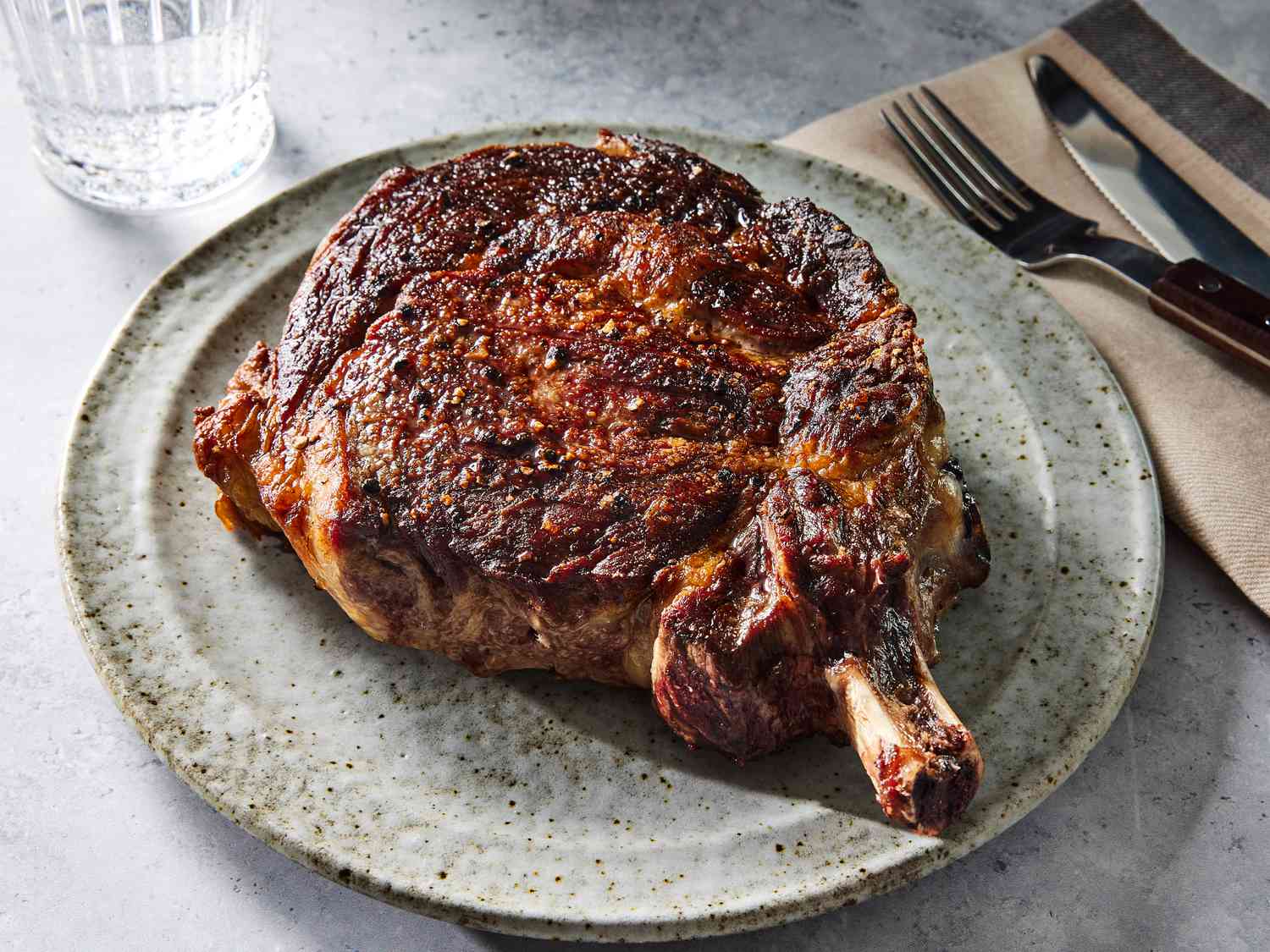 Grilled cowboy steak