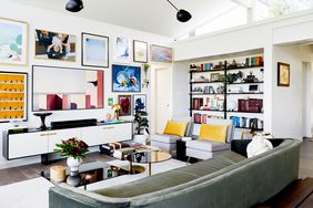 colorful decor accents living room