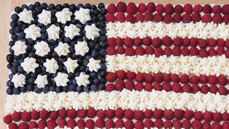 flag cake patriotic independence day fourth of july