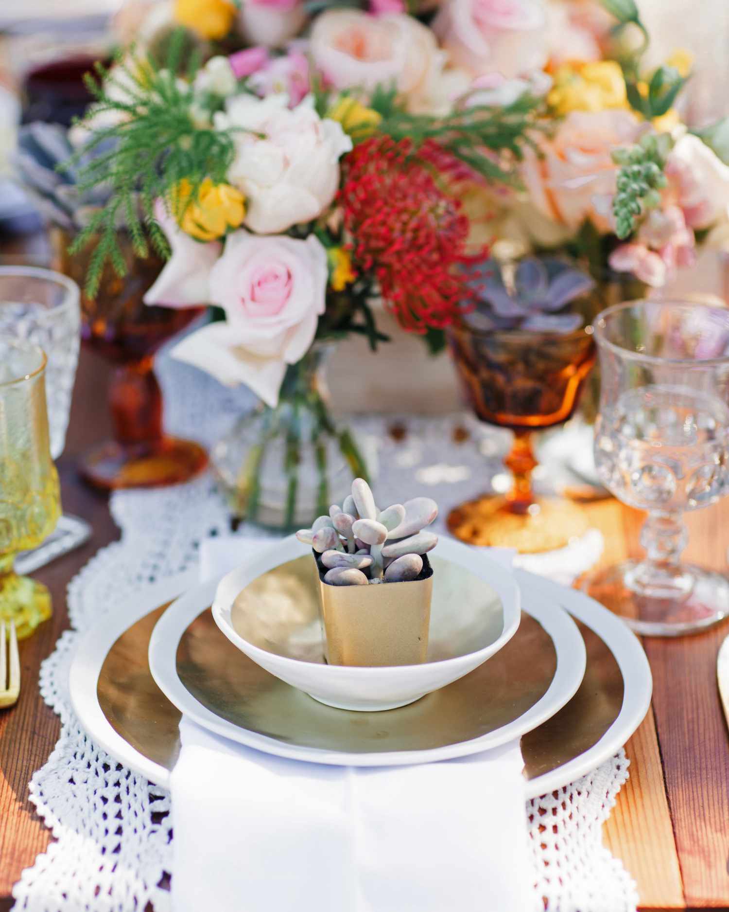 bridal shower favors succulents