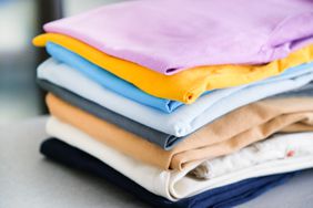 Folded t-shirts