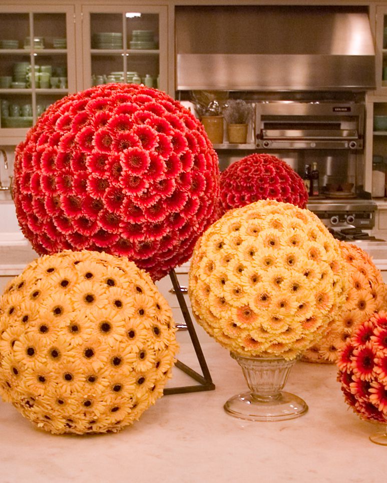 Copper Candle Centerpieces