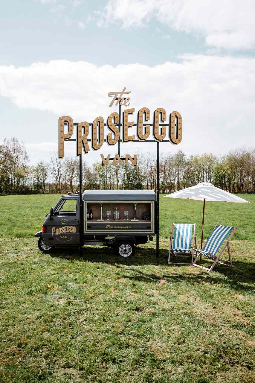 bubble brothers prosecco van mobile drinks