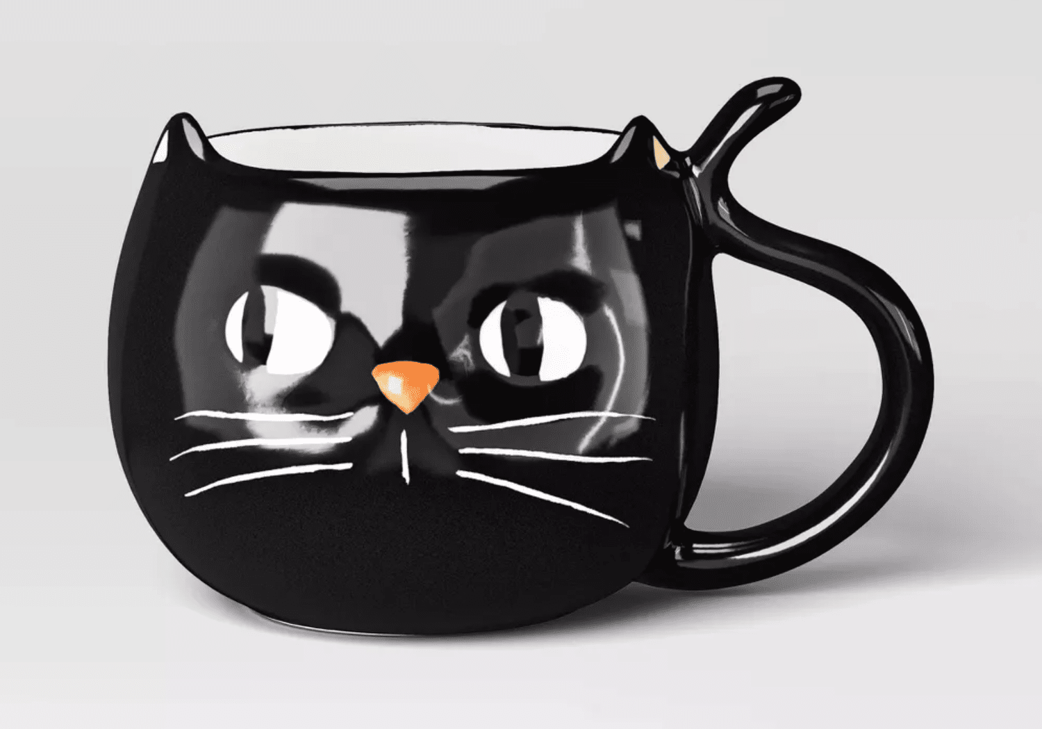 Black cat mug