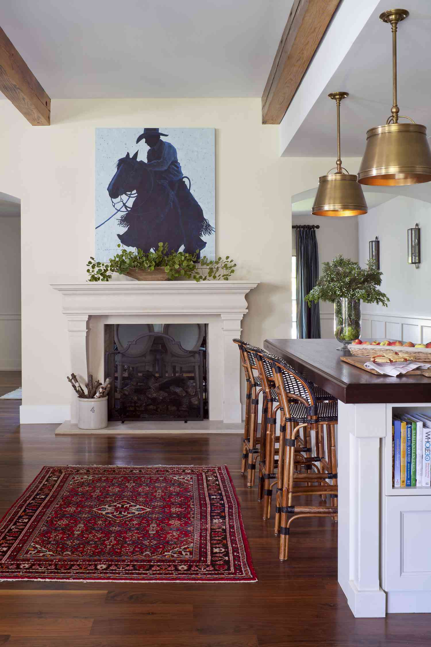 double sided fireplace