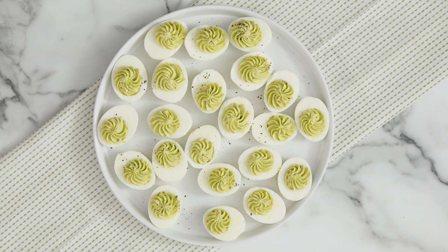 Avocado Deviled Eggs EH