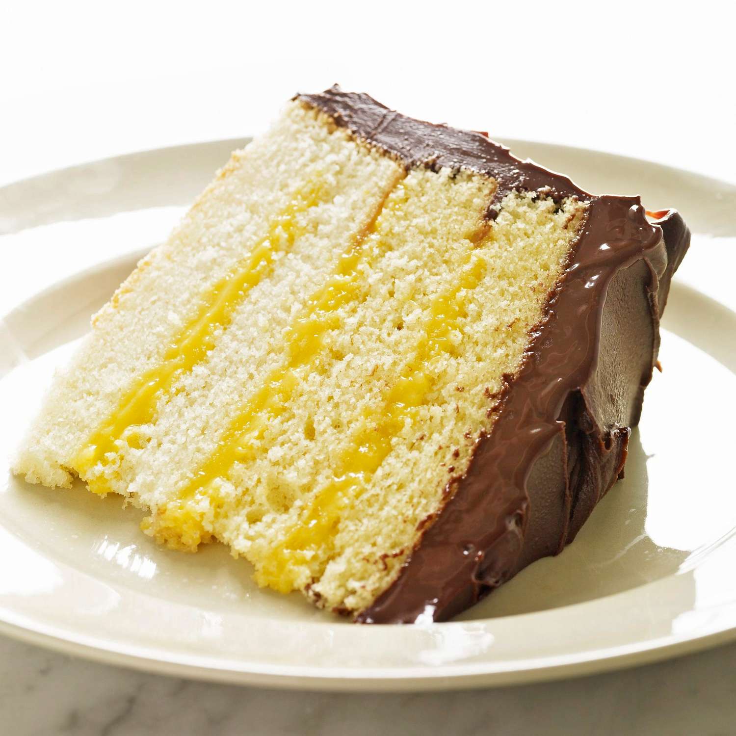 slice of Edward Kostyra's birthday cake on plate