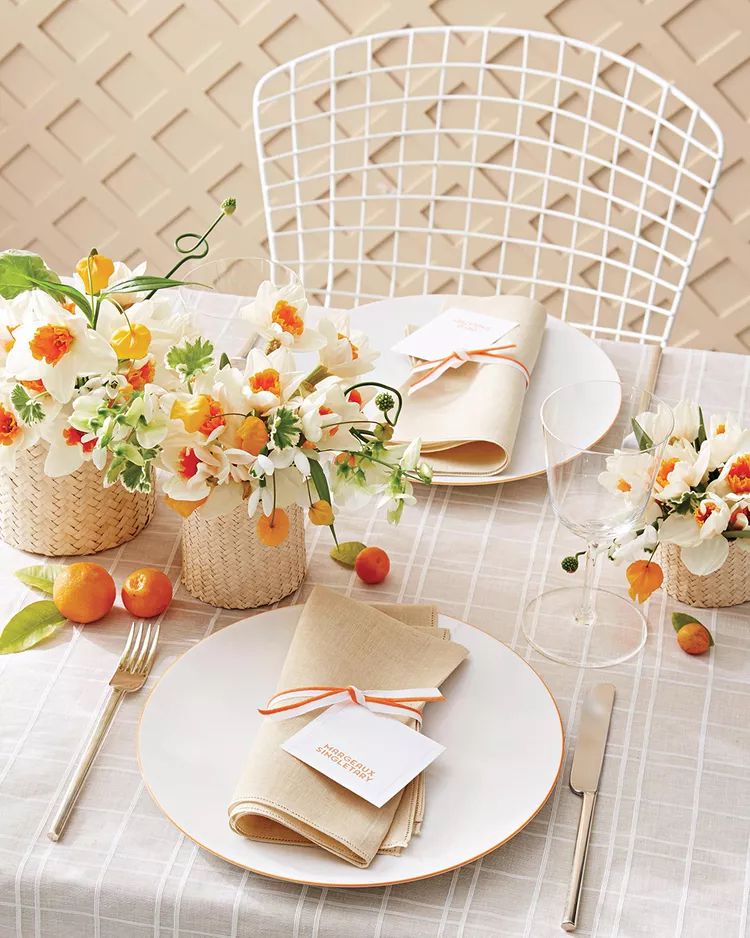 Clementine Baby Shower Centerpiece Idea