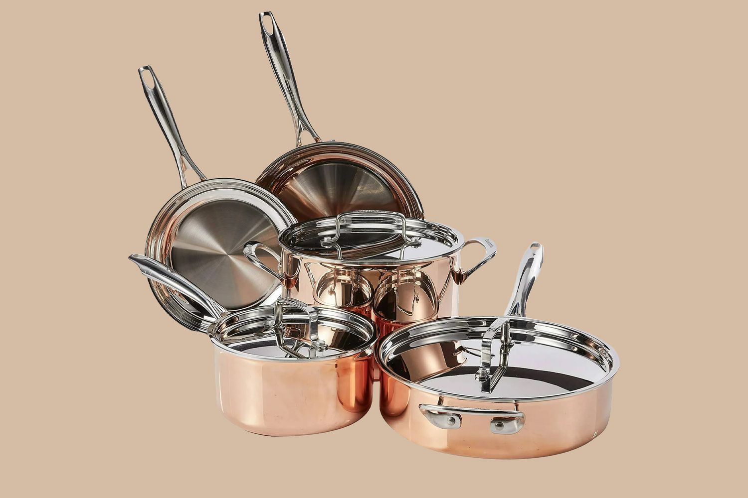 Cuisinart Copper Tri-Ply 8-Piece Cookware Set