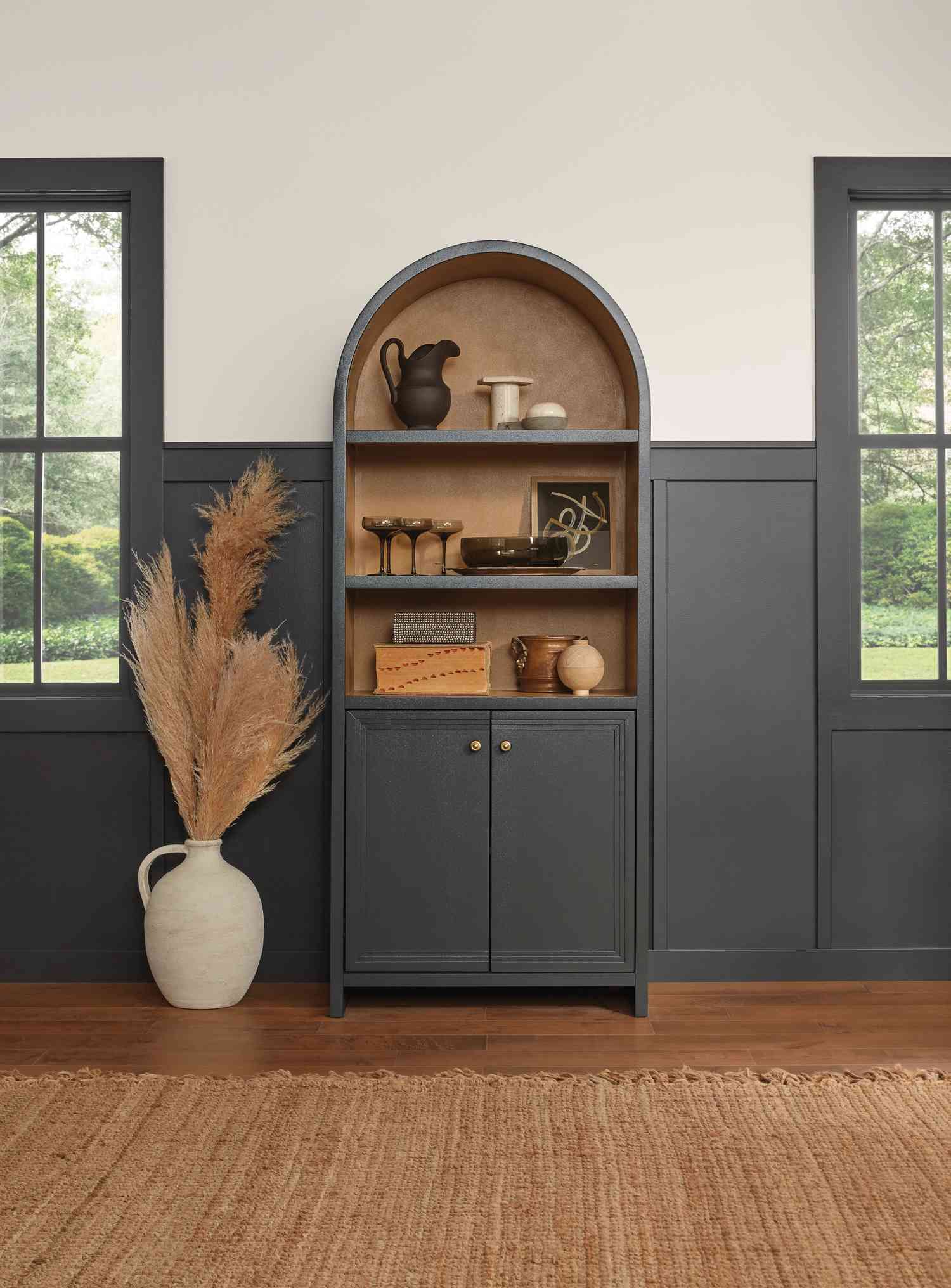 hallway paint sherwin williams iron ore gray
