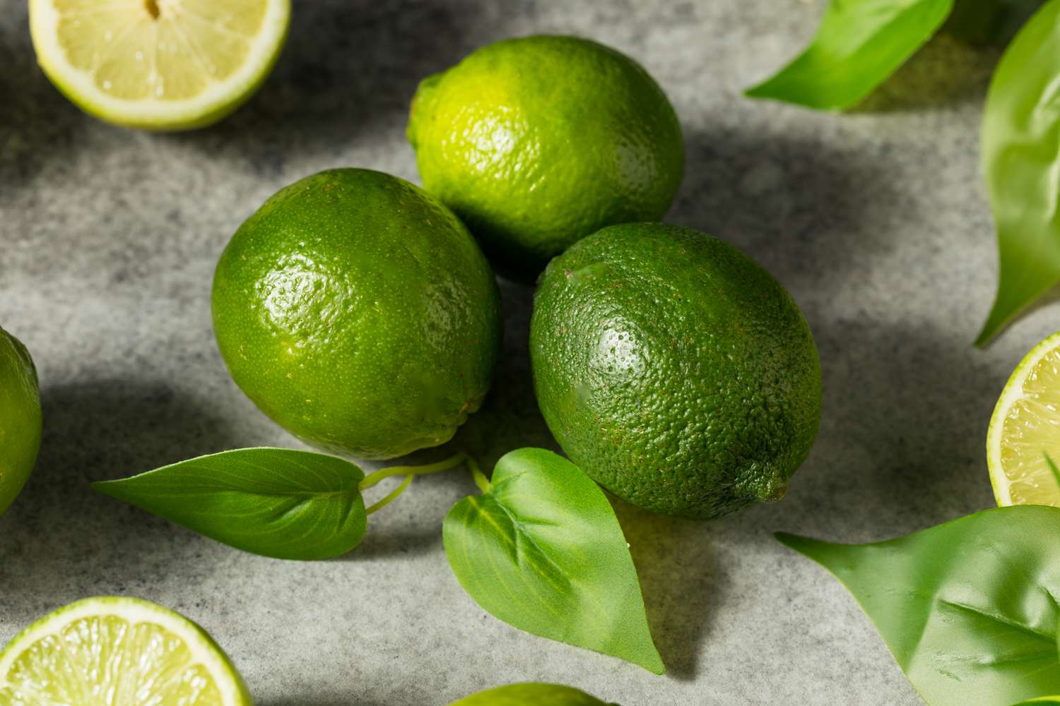 limes on counter