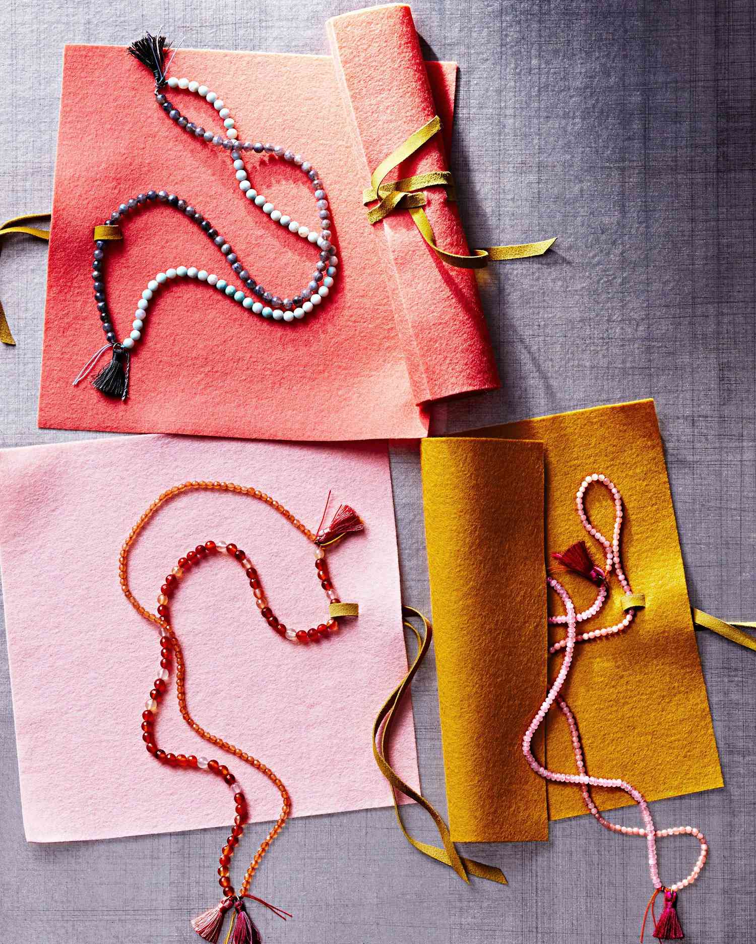 Necklaces with Pearls and Tassels