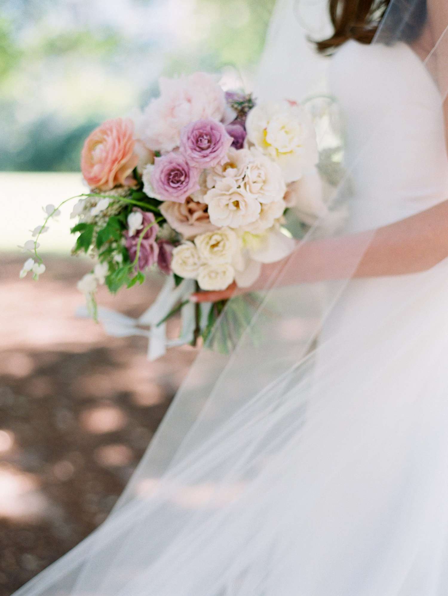 bouquet flowers pastel colors