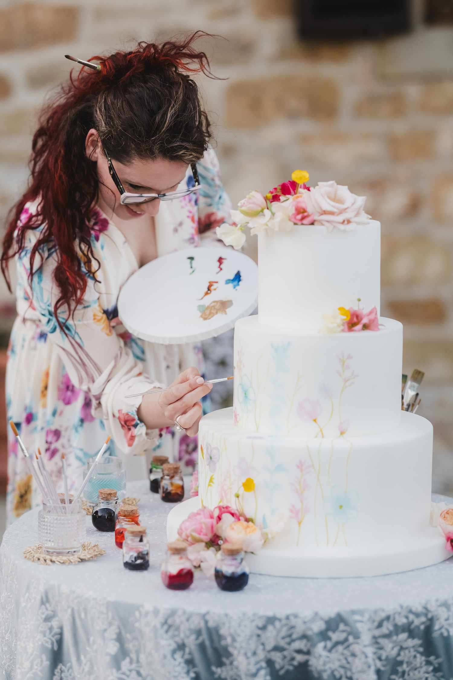 Interactive Cake Painting Trend