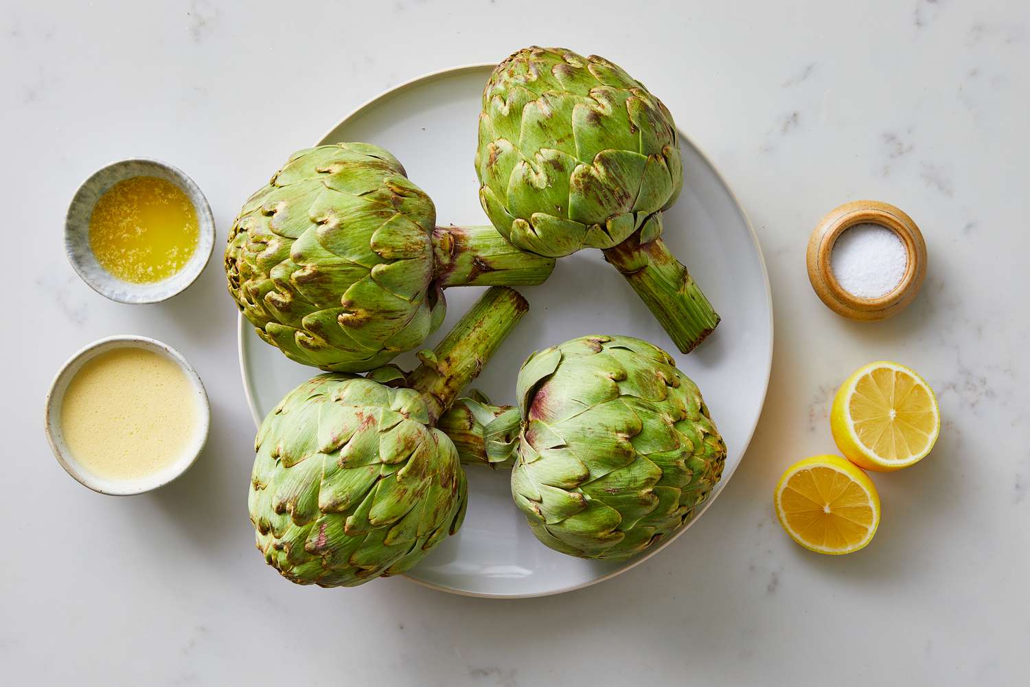 Steamed Artichokes Ingredients