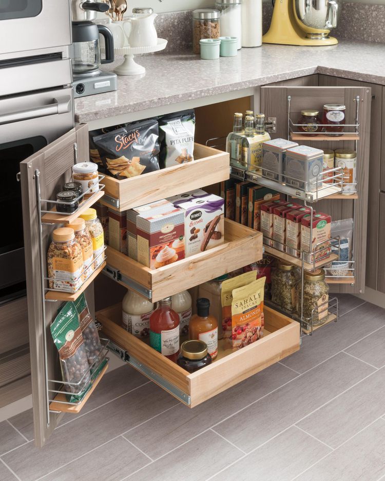 Lower Cabinet Hidden Pantry