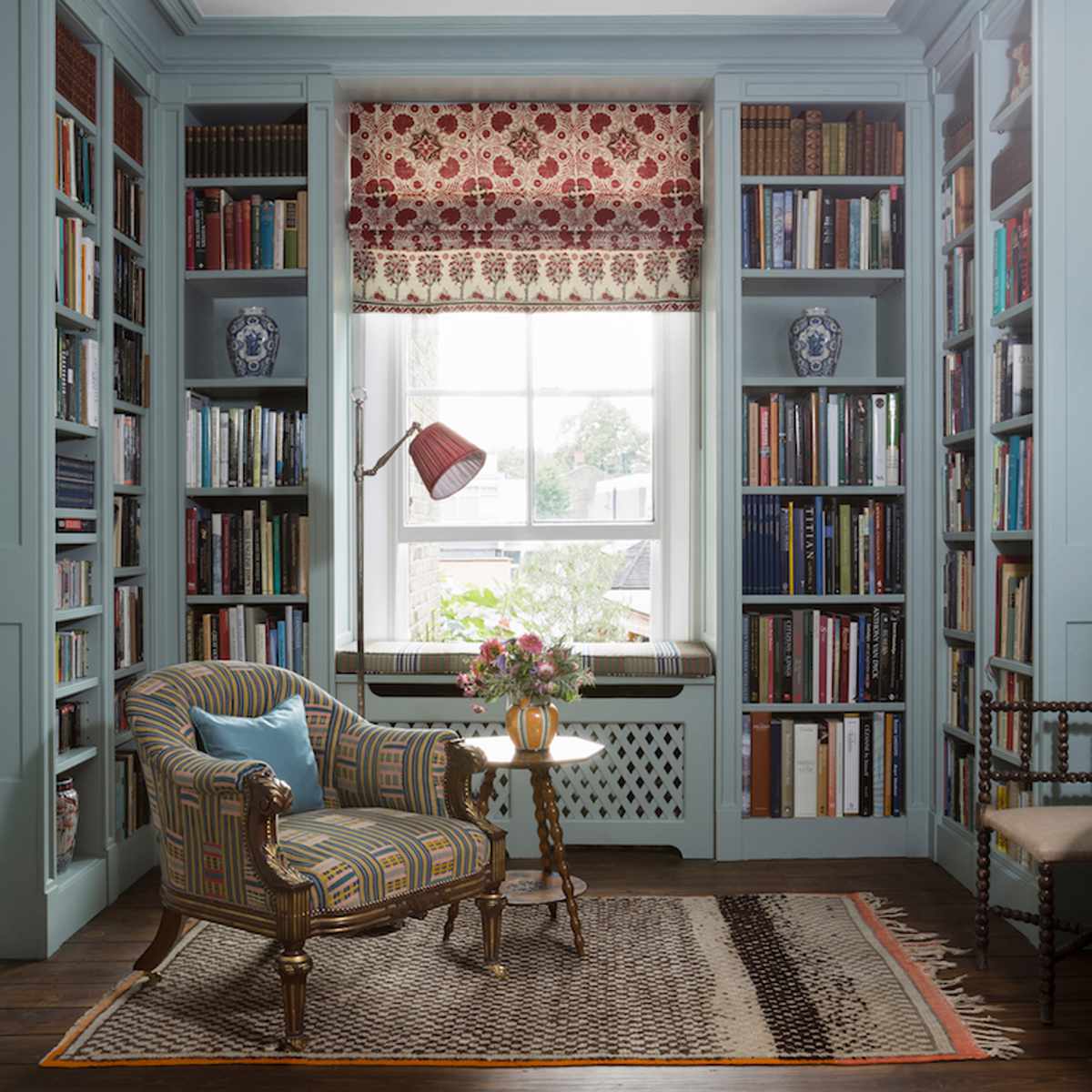 Tranquil Reading Cove in home library