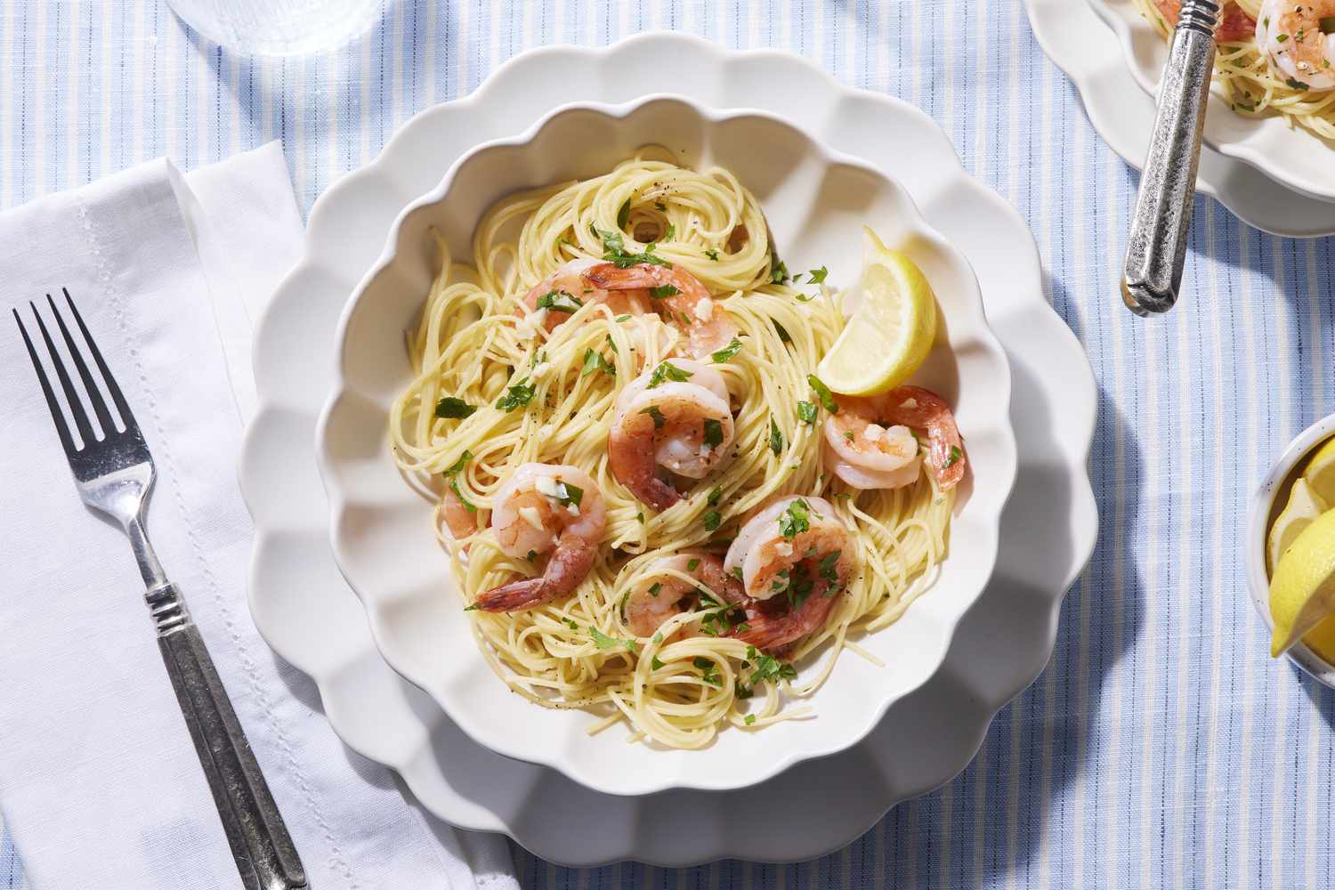 Lemony Shrimp Scampi