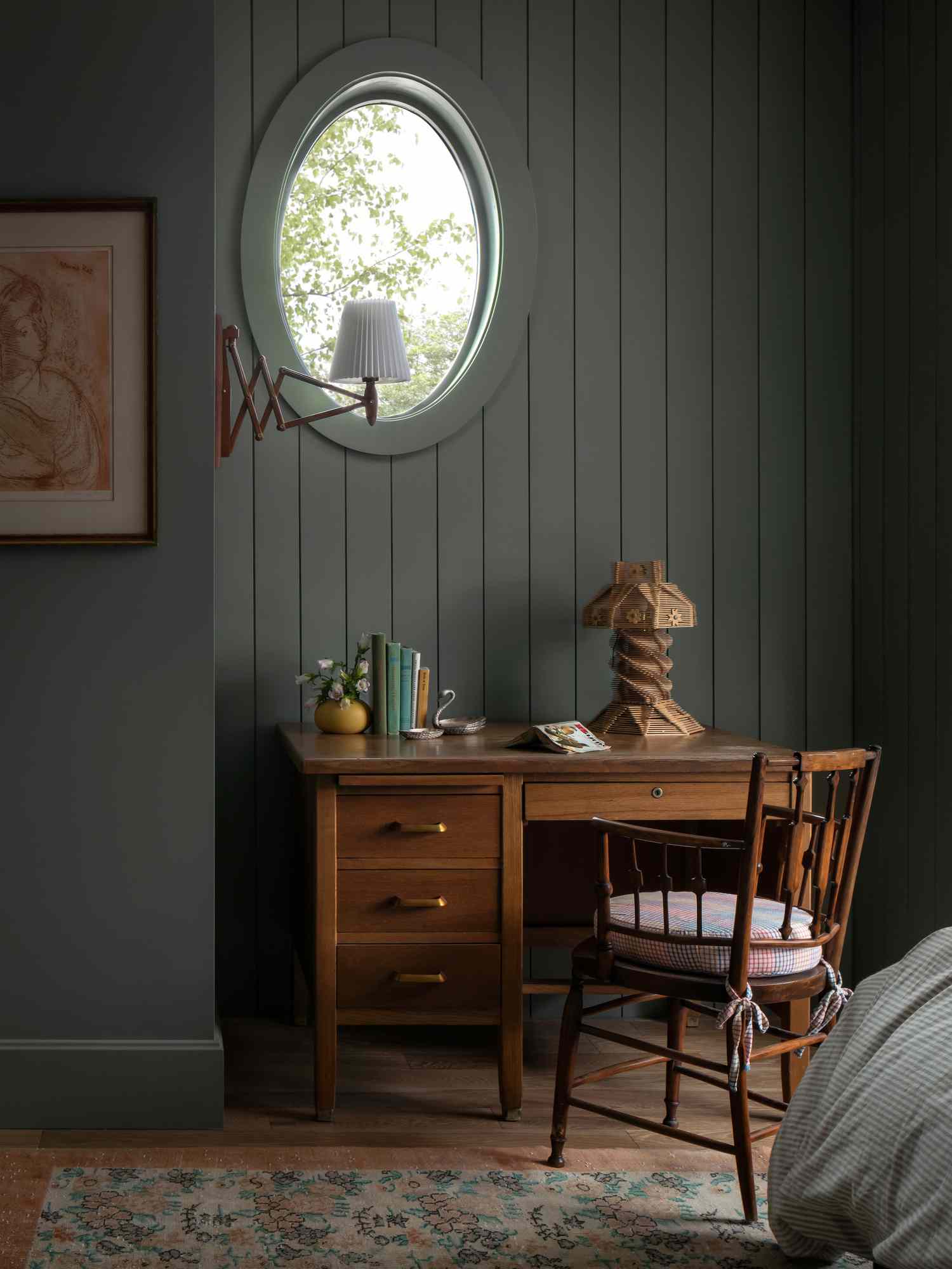 paneled wall color saturation