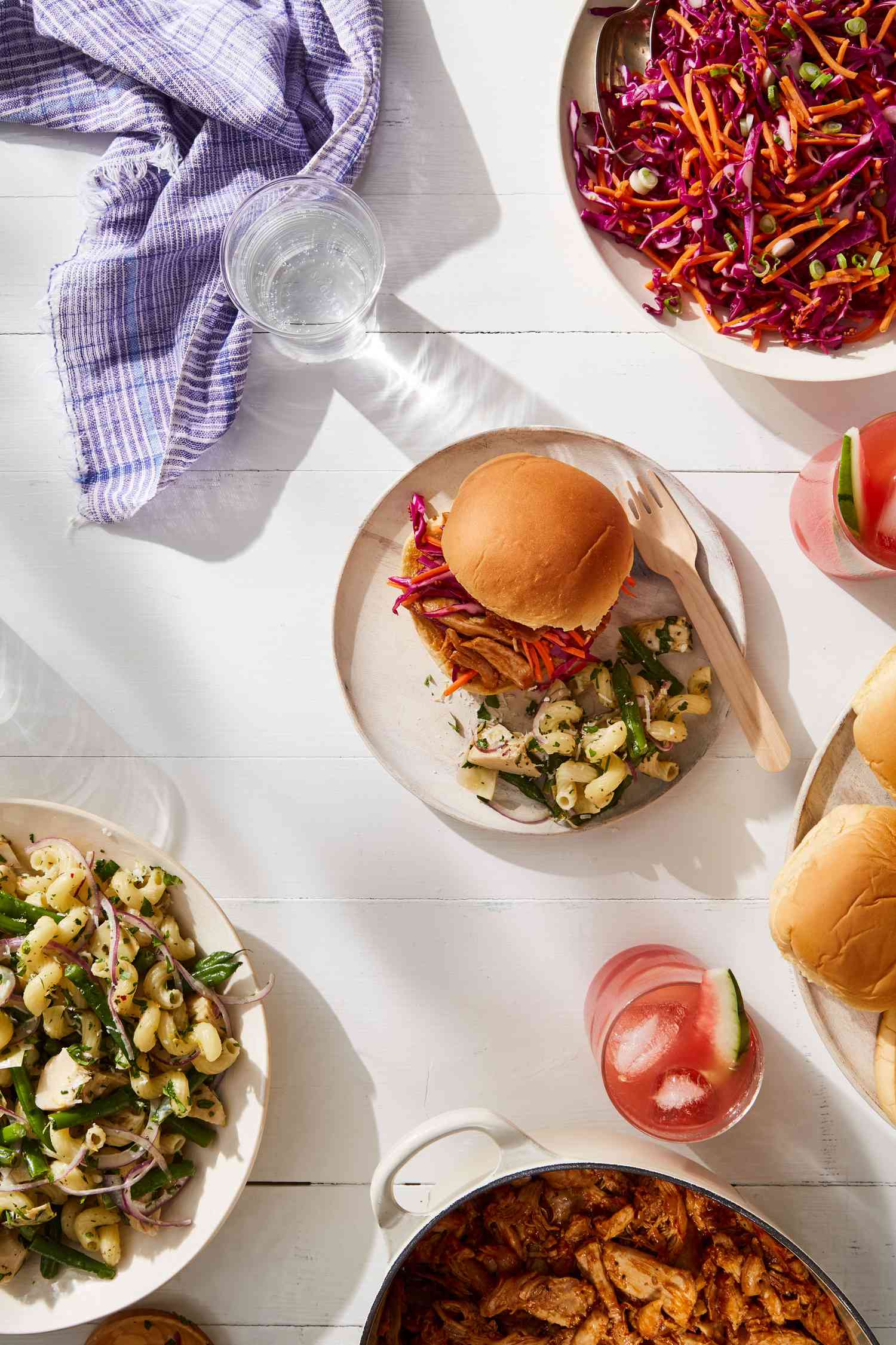 pulled chicken bbq sandwich