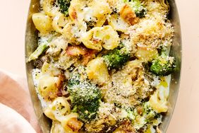 Baked Broccoli-and-Artichoke Shells