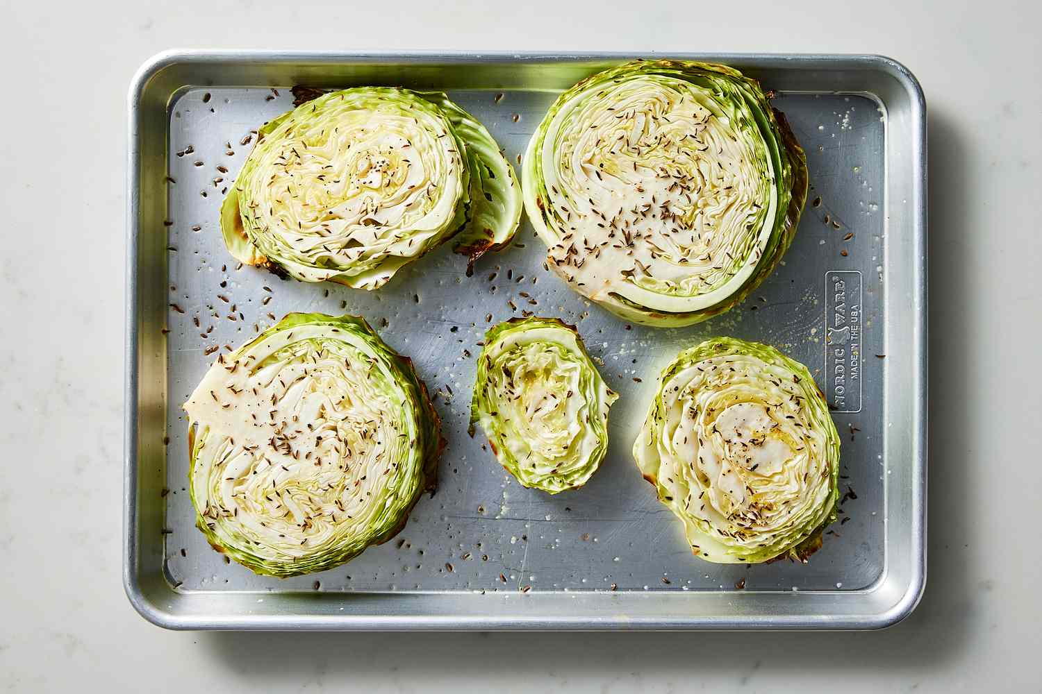 Roasted Cabbage Wedges step 2