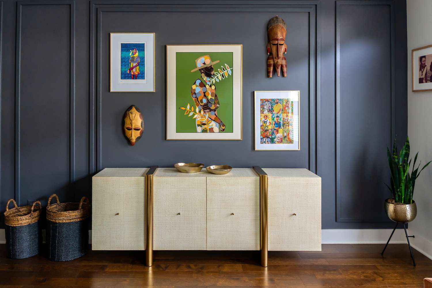 Floor to Ceiling Wainscotting