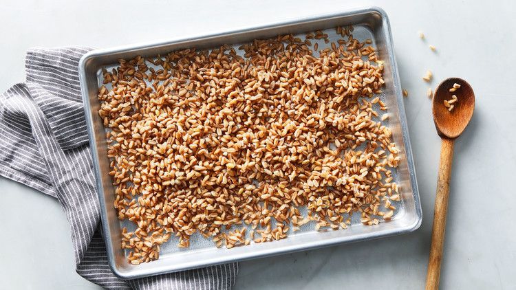 how to cook farro in metal pan