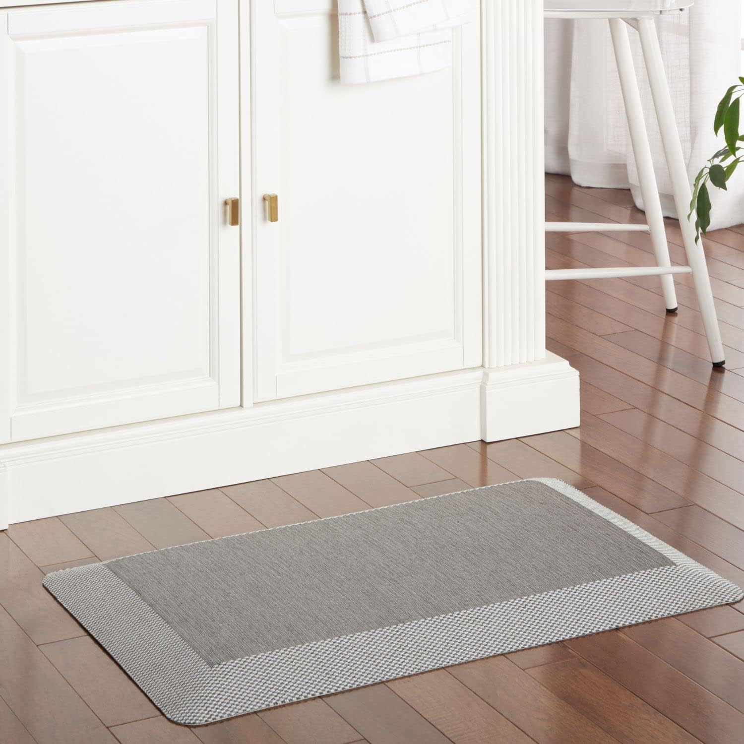 decorvow Mira Modern Heathered Anti-Fatigue Air Infused Kitchen Mat