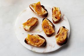 Broiled Persimmon Toasts