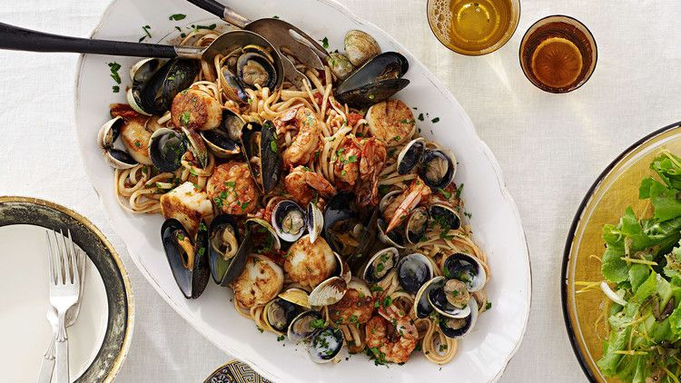 frutti di mare linguine