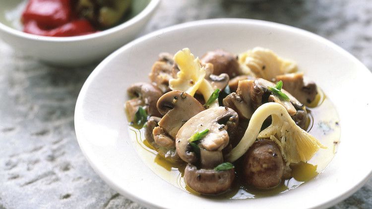 marinated mushrooms