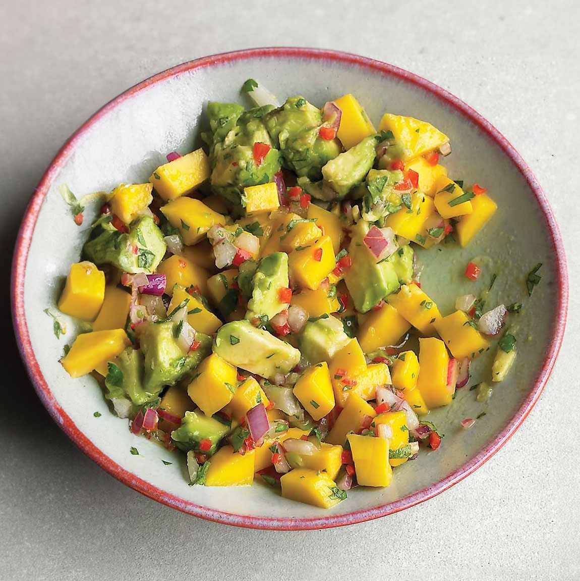 Mango avocado salsa