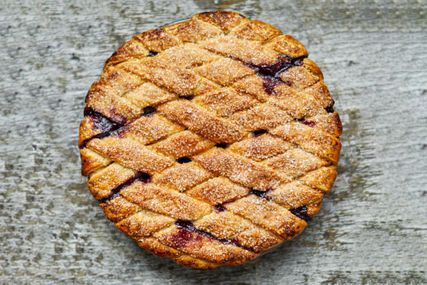 Blueberry Lattice Pie