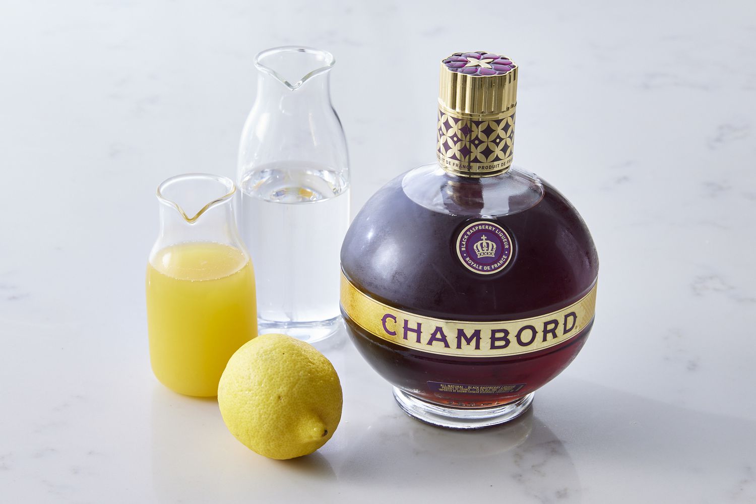 Ingredients for French Martini