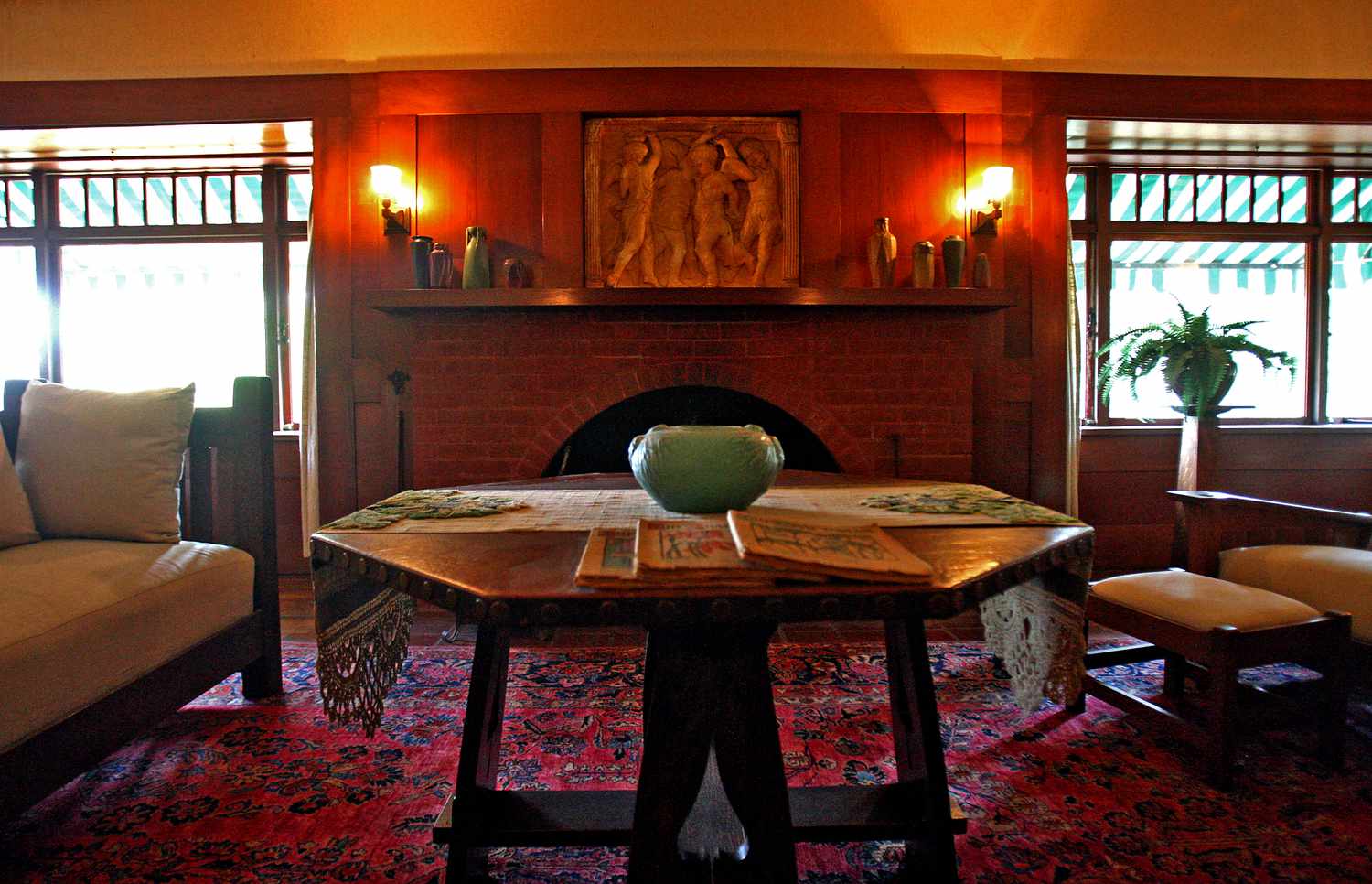 Inside the marston house in los angeles