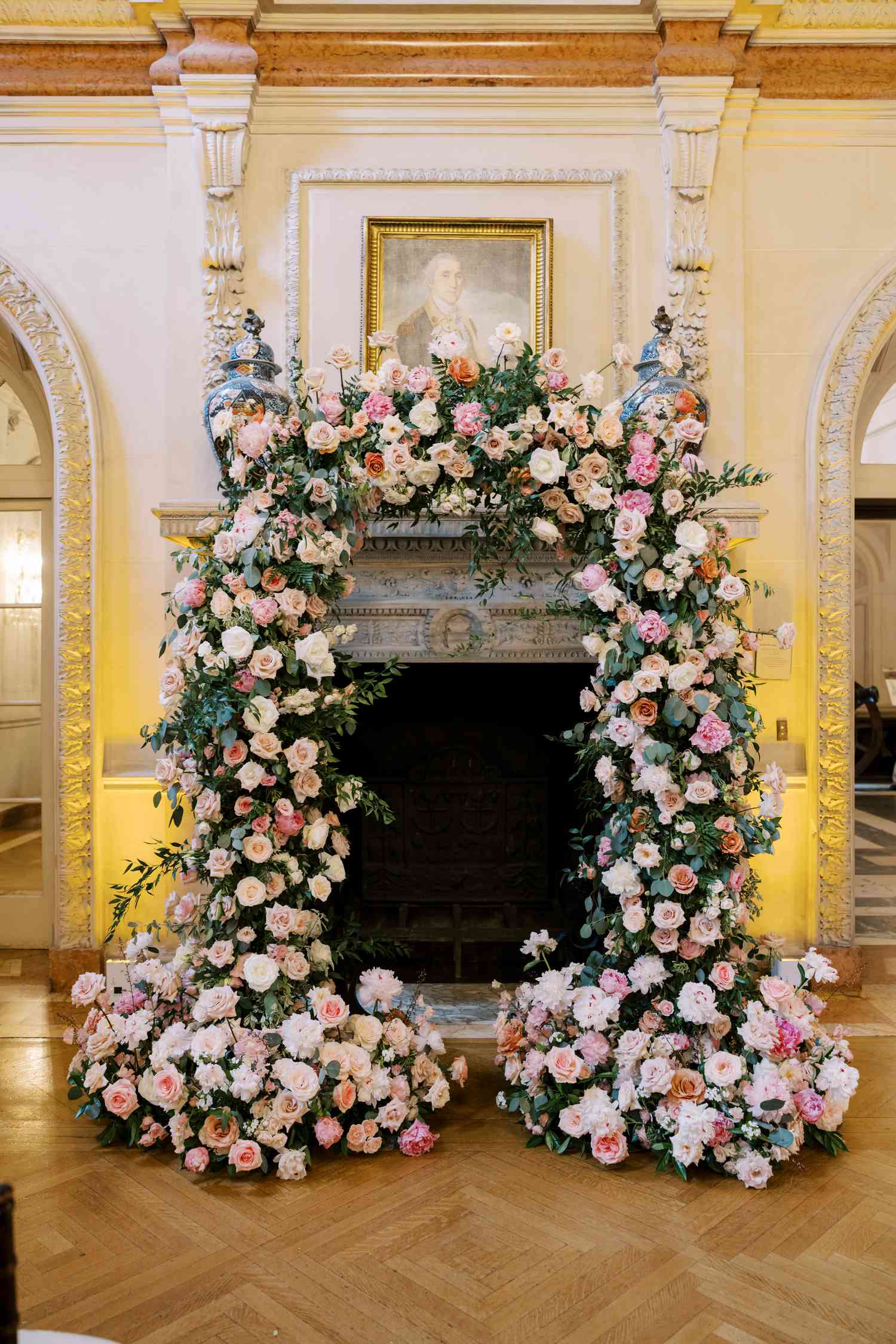 Floral decorated altar