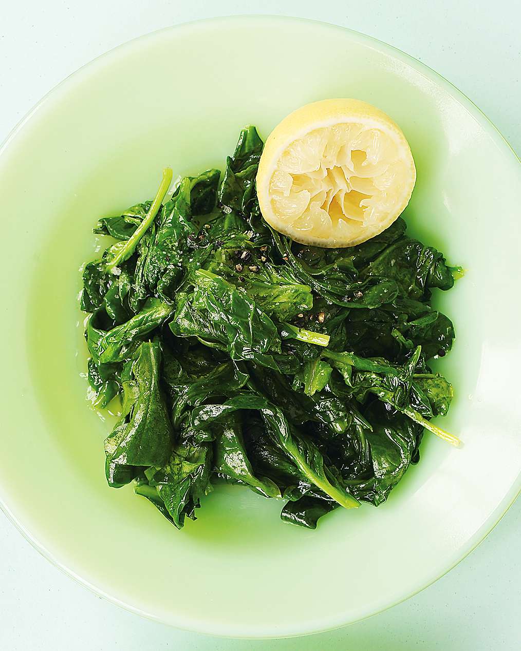 Sauteed Spinach with Garlic and Lemon