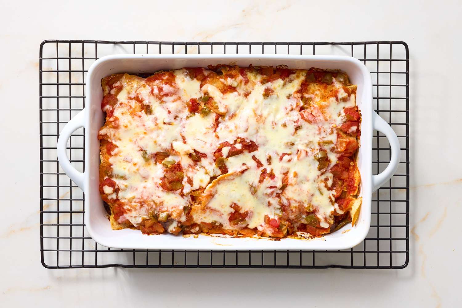 Mushroom and Black Bean Tortilla Casserole 
